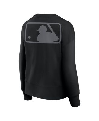 Women's Black MLB Elements Flow Pullover Sweatshirt