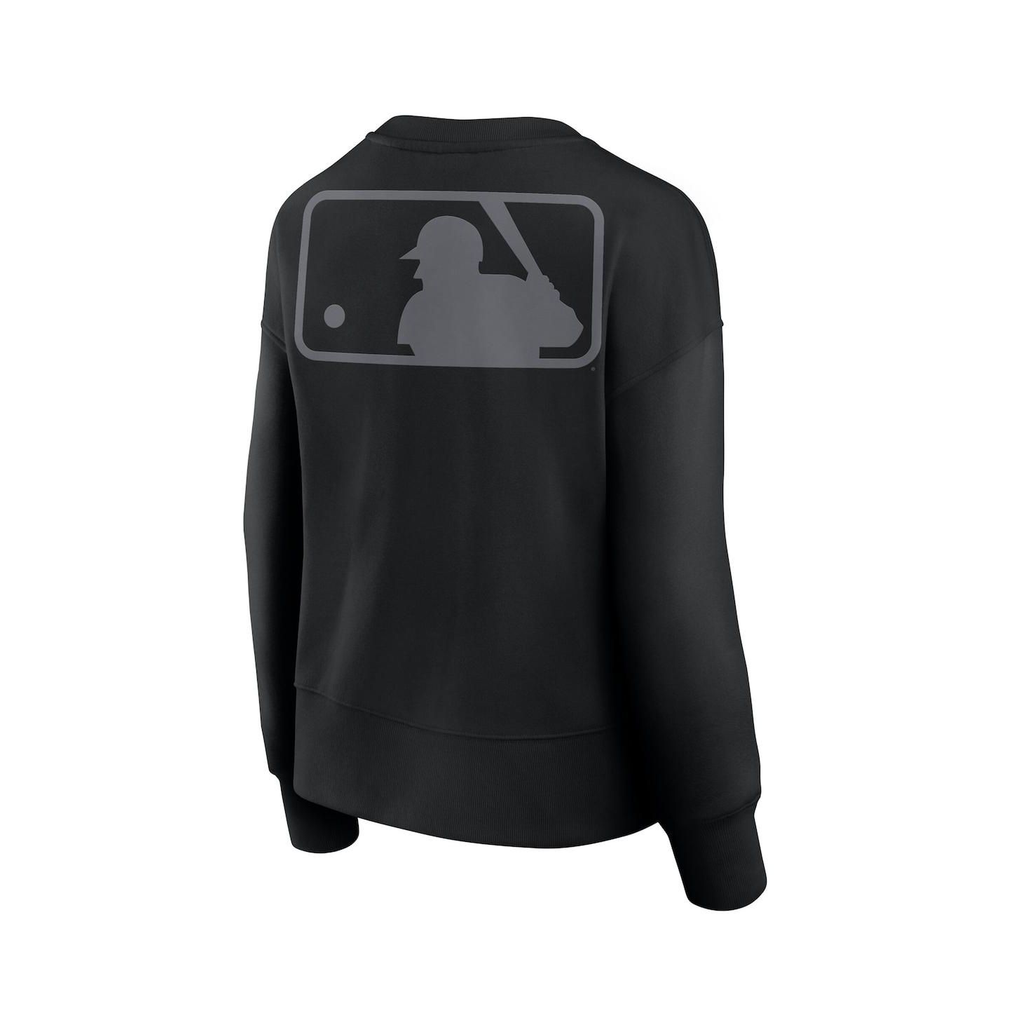 Женская толстовка Fanatics Black MLB Elements Flow Pullover — фото 3