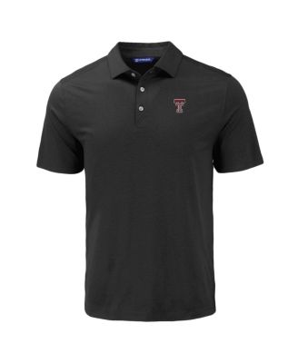 Men's Black Texas Tech Red Raiders Coastline Epic Comfort Eco Polo Shirt