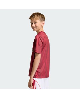 Big Boys and Girls Red Arsenal 2025/26 Pre-Match Training Jersey