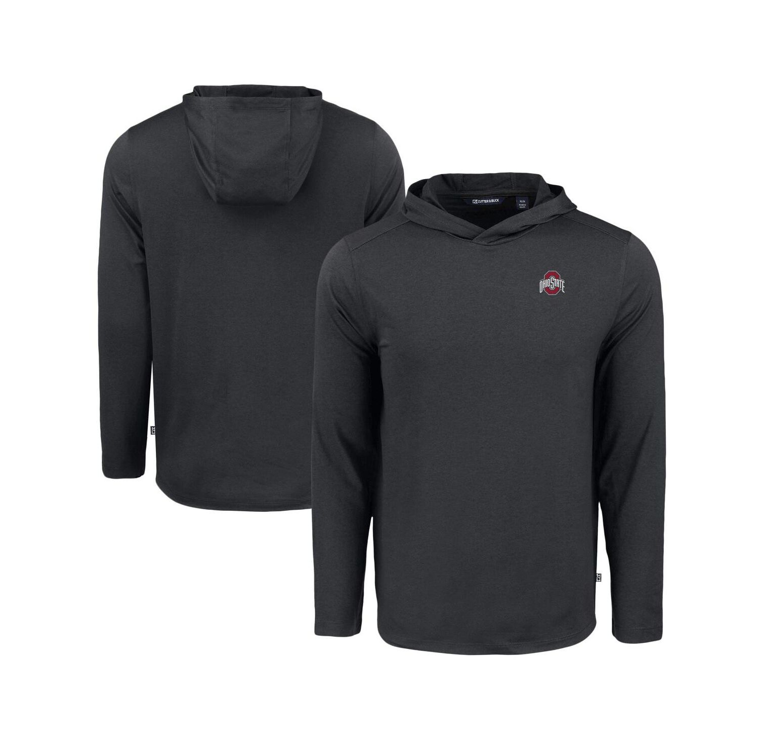Men's Black Ohio State Buckeyes Coastline Epic Comfort Eco Long Sleeve Hoodie