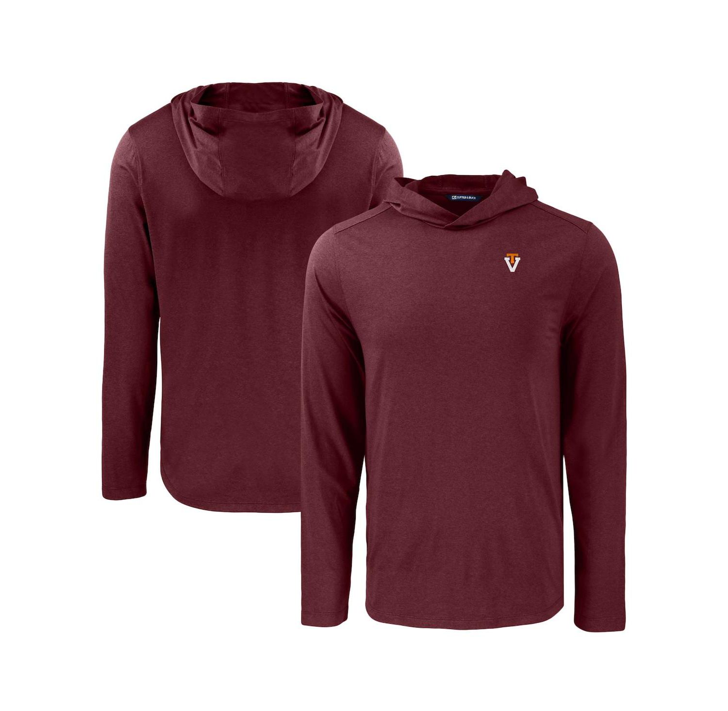 Men's Maroon Virginia Tech Hookies Coastline Epic Comfort Eco Long Sleeve Hoodie