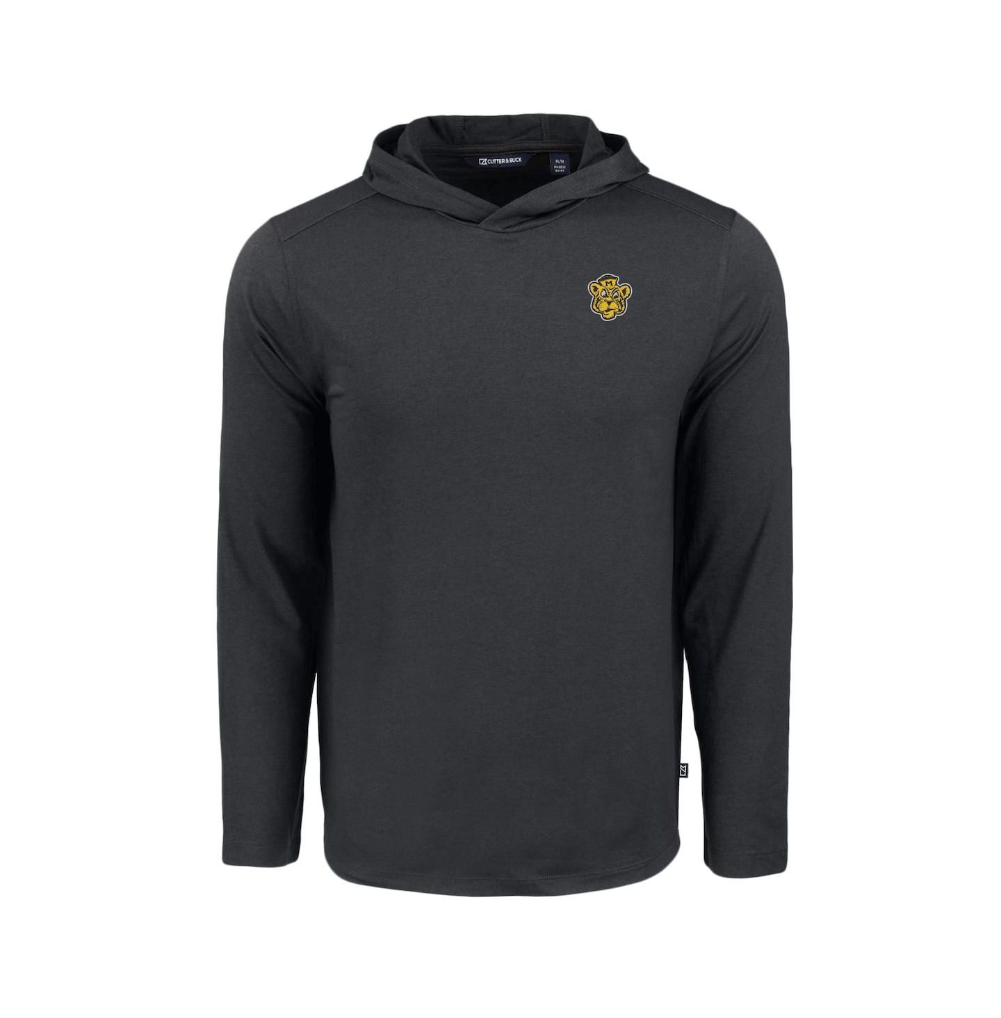 Мужское худи Cutter & Buck Black Missouri Tigers Coastline Epic Comfort Eco Long Sleeve — фото 2