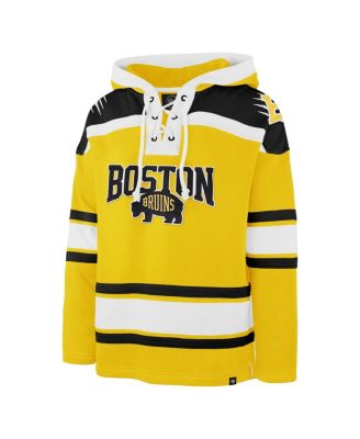 Men's Gold Boston Bruins 2026 NHL Stadium Series Superior Lacer Hoodie
