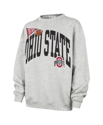 Women's Gray Ohio State Buckeyes Icon Fleece Sweatshirt