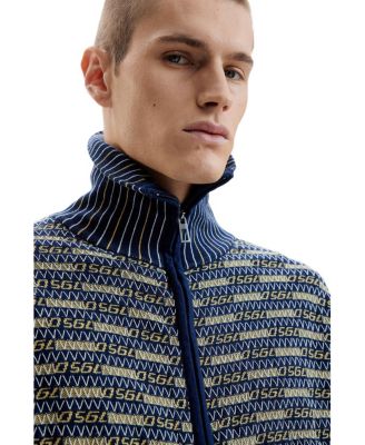 Men's Retro zipper sweater