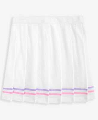 Big Girl Striped Tennis Skirt
