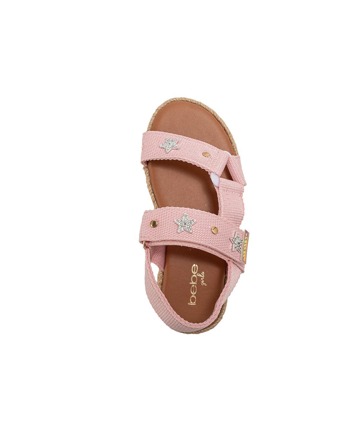 Bebe Little Girls Sport Fashion Sandals Comfortable Shoes with Playful Charms