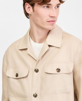 Men's Linen Safari Jacket