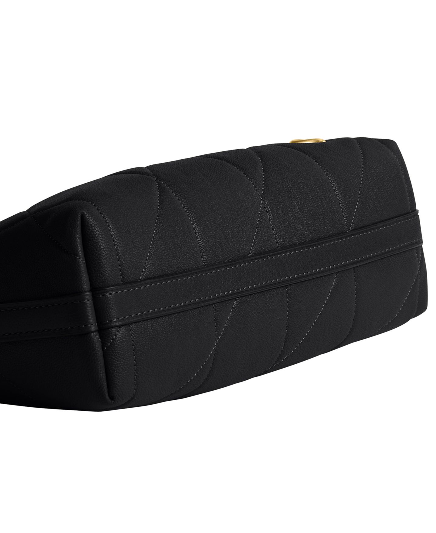 Женская сумка COACH Juliet Small Soft Quilted Leather Shoulder 25, цвет: Латунный / Чёрный — фото 11