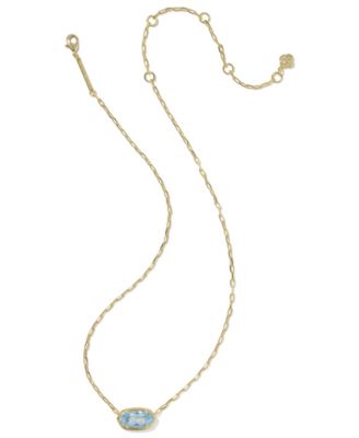 Cubic Zirconia Oval Elisa Luxe Pendant Necklace