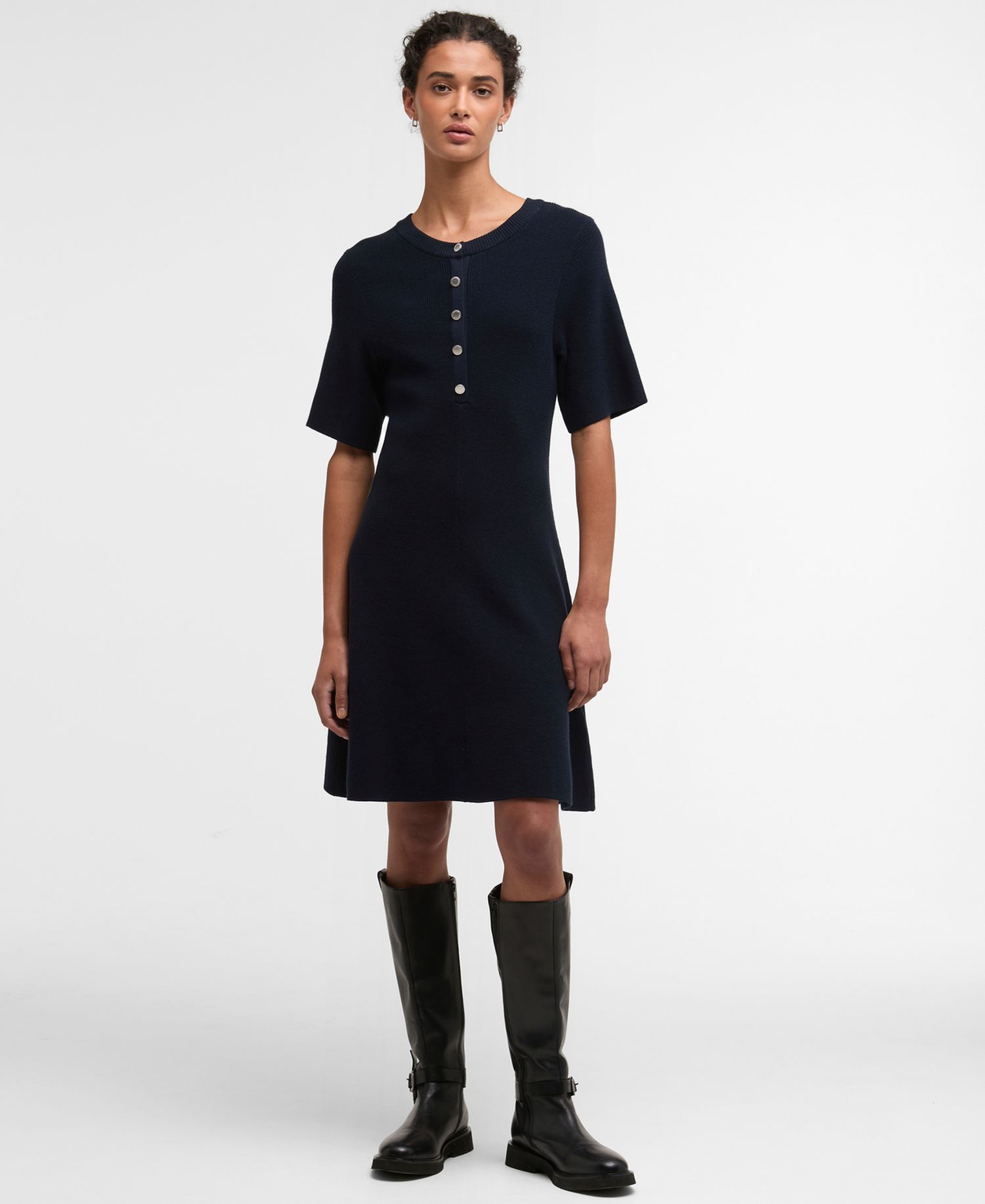 Women's Camille Knitted Short-Sleeve Dress