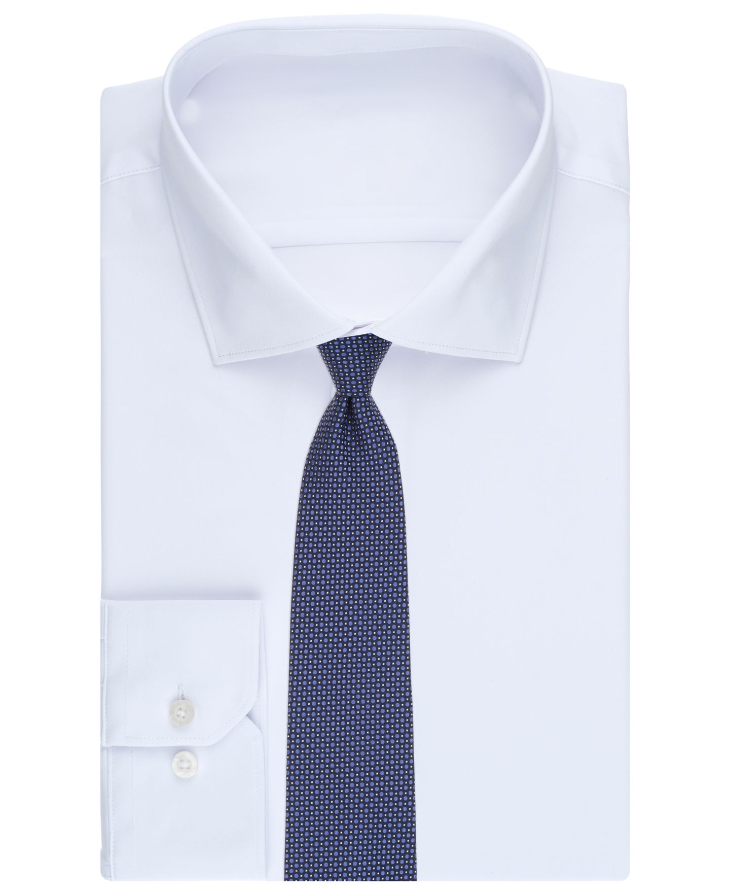 Мужской классический галстук Brooks Brothers с узором в горошек Floating Dot, цвет: Синий — фото 3
