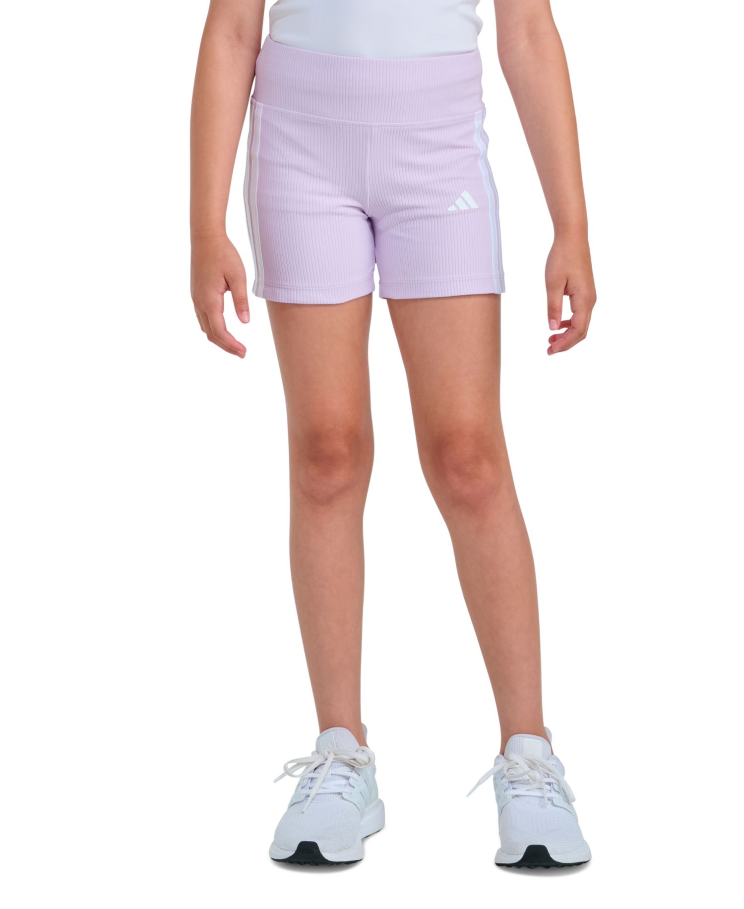 Girls' 8-16 Detached Waistband Rib Bike Shorts