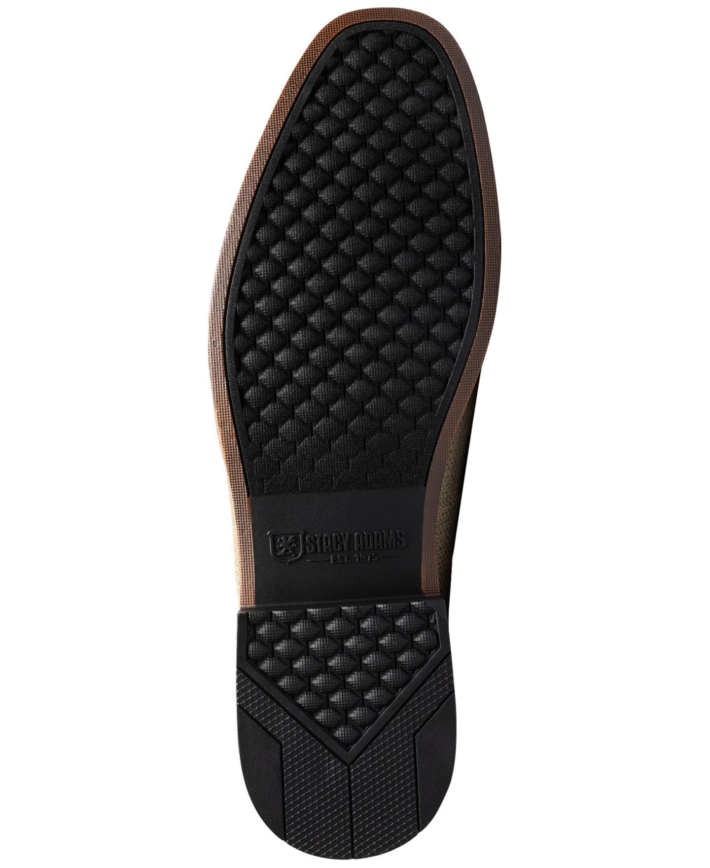 Мужские туфли Stacy Adams Ridgely Moc-Toe Slip-on, цвет: Бежевый — фото 5