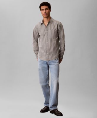 Men's Multi Stripe Poplin Shirt
