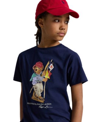 Boys' 8-20 Polo Bear Cotton Jersey Tee