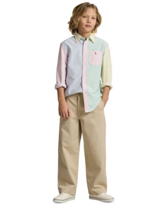 Boys' 8-20 Long-Sleeve Oxford Fun Shirt