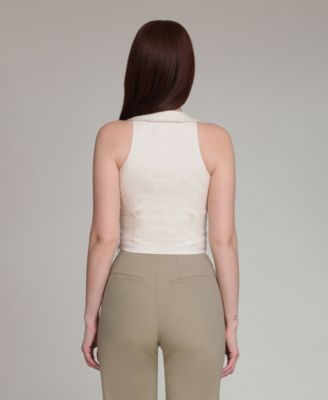 Women's Sleeveless Front Tie Top