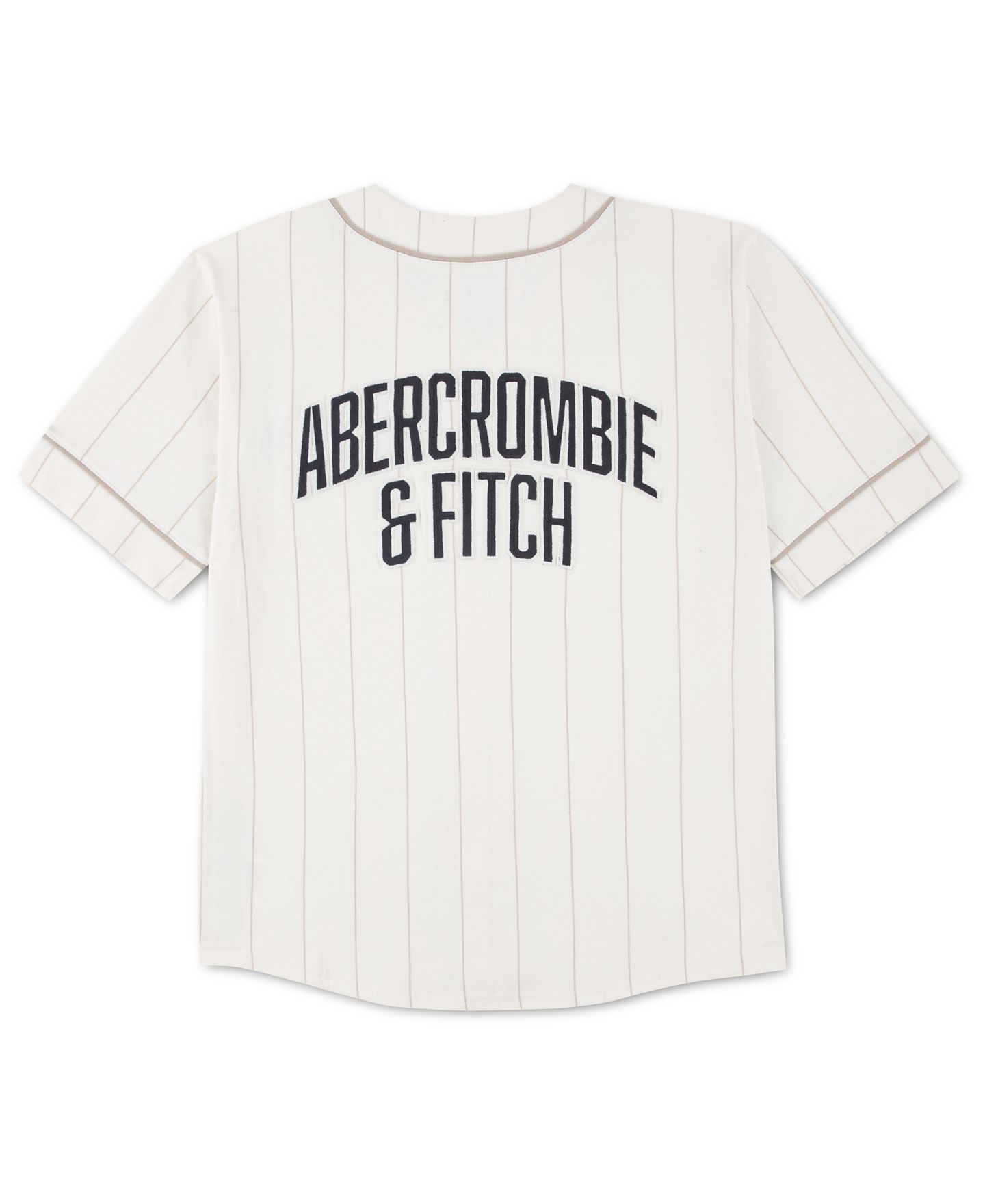 Рубашка abercrombie kids Baseball Piping для мальчиков, цвет: Чёрный — фото 2