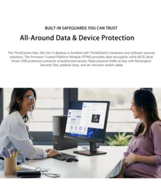 ThinkCentre Small Form Factor Business Desktop, Intel Core i7-13620H, 32GB DDR5, 1TB SSD, Wired KB & Mouse, Windows 11 Pro