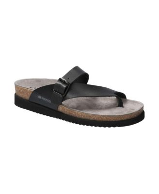 Women's Helen Classics Sandal Black Waxy Leather