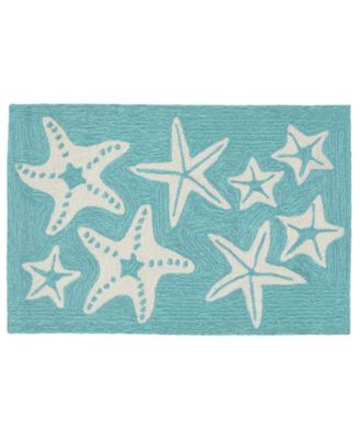Capri Starfish 1'8"x2'6" Area Rug