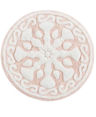 Casablanca Tufted Cotton Bath Rug, 25" Round