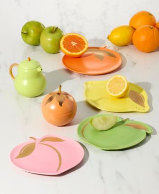 Tutti Fruity Tidbit Plates, Set of 4