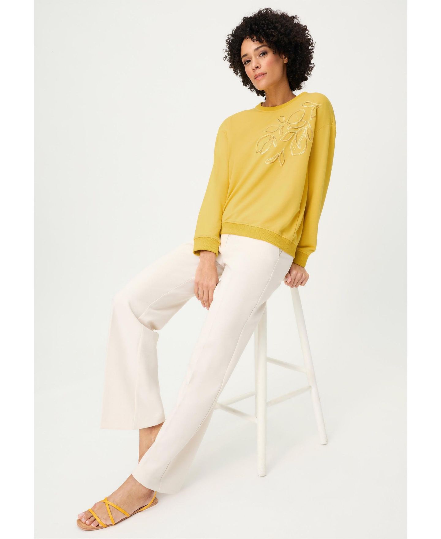 Женский топ Olsen Embellished Jersey Top — фото 5