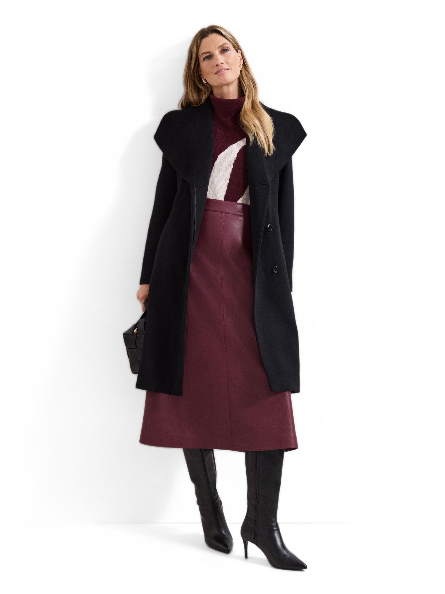 Women's Nicci Belted Wool Coat