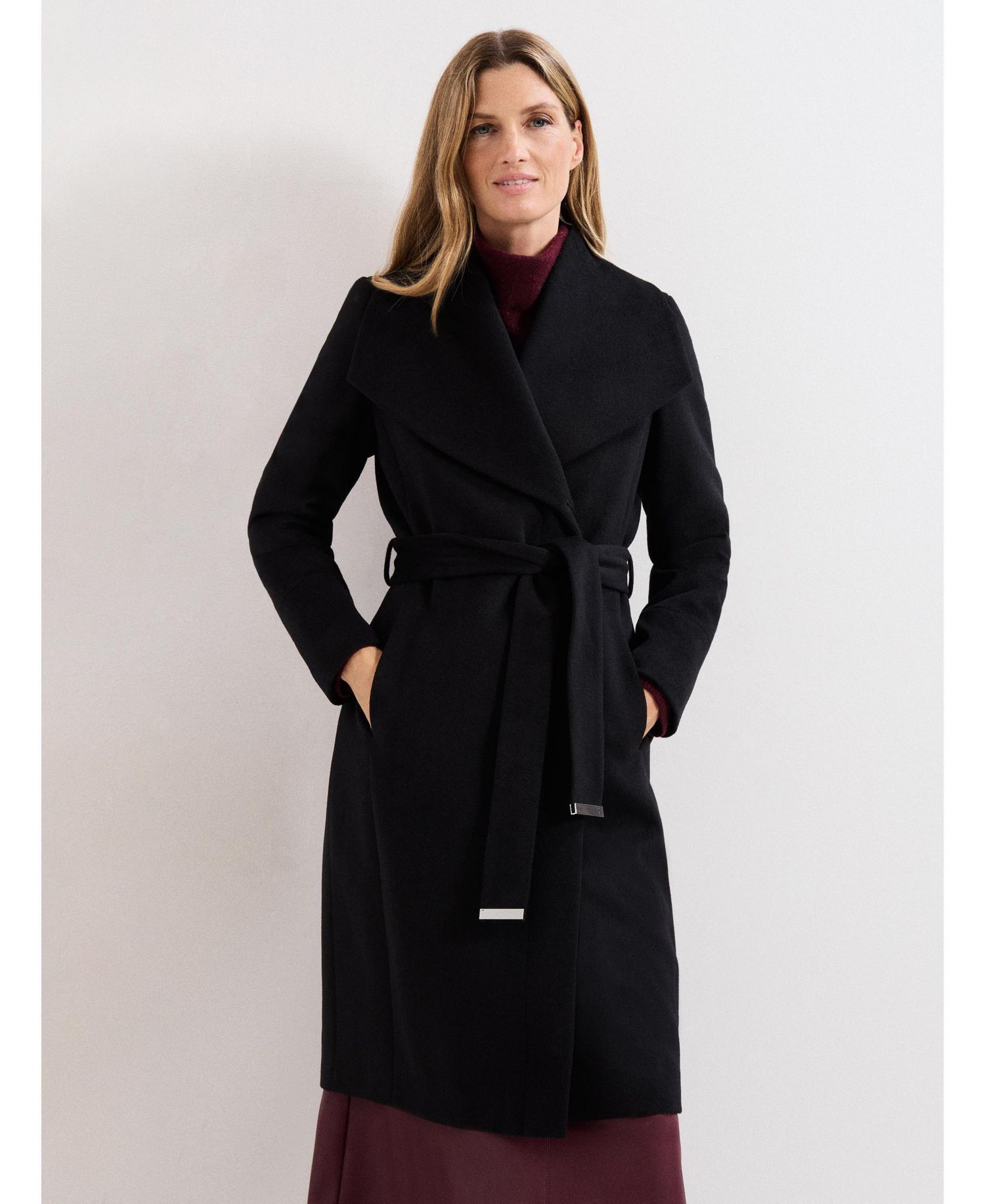 Women's Nicci Belted Wool Coat