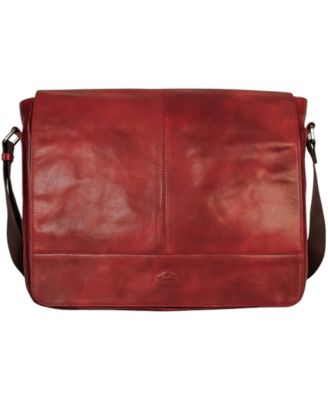 Men's Leather Messenger Bag