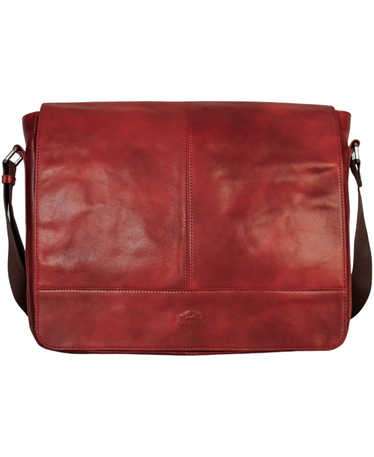 Men's Leather Messenger Bag