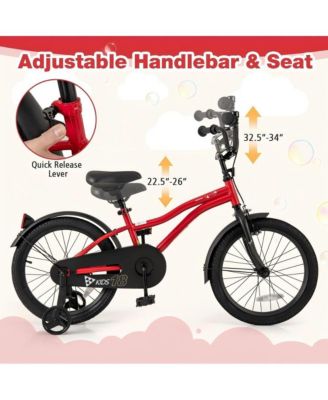 18 Inch Kids Bike for 4-8 Years Old Children Bicycle with Training Wheels