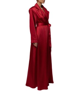 Women's Satin Embrace Maxi Dress