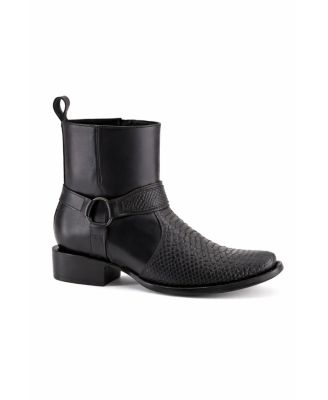 Men's Boots Croco embossed Leather