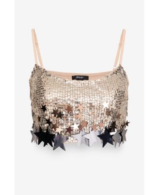 Women's Embellished Star Trim Bralet