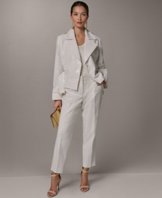 Women's Notch Lapel Collar Jacket