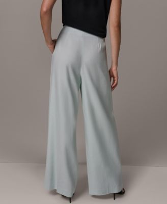 Women's Pleated Wide-Leg Pants