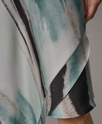 Women's Crew Neck Midi Dress