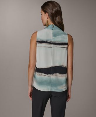 Women's Cowl Neck Sleeveless Top