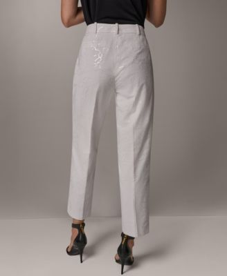 Women's Sequin Embroidered Pants