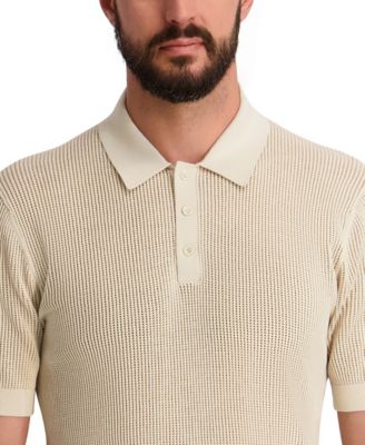 Men's Short-Sleeve Regular-Fit Polo Sweater