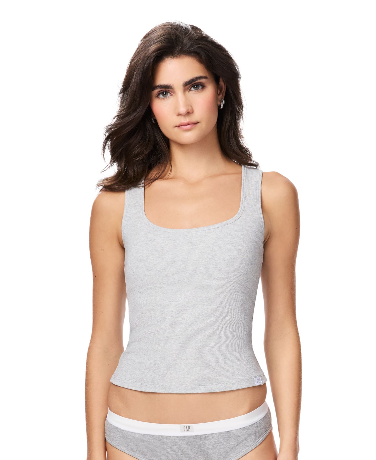 Logo Comfort Ribbed Cami with Shelf Bra GPW01020