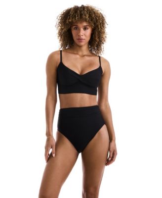 Jamie Midkini and High-Waist Bottoms and Jamie Printed Tankini Top