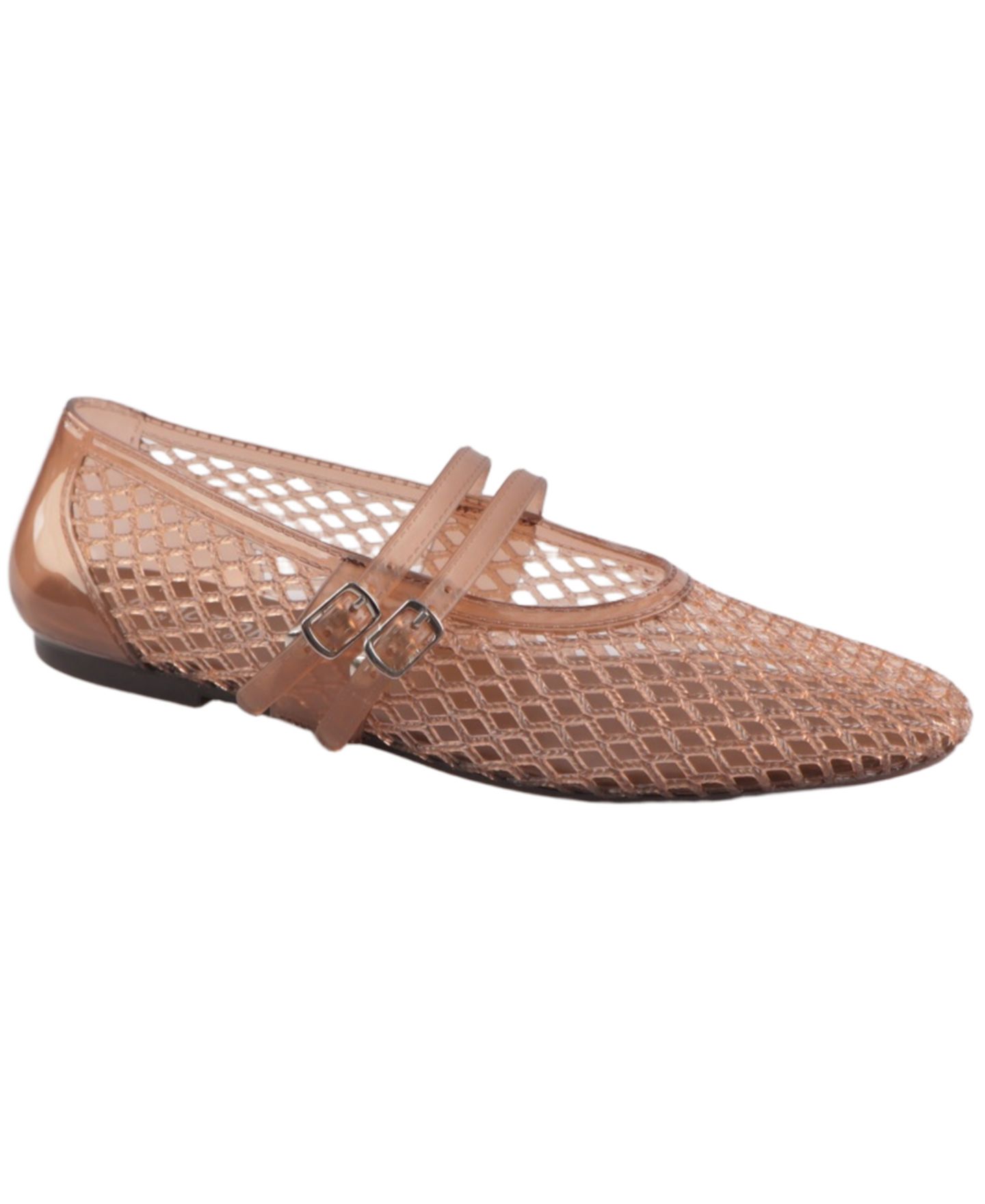 Женские сетчатые резиновые балетки Kenneth Cole Reaction Malibu Mary Jane, цвет: Шоколадный — фото 1