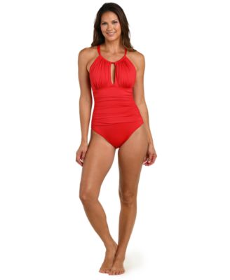 High Neck One-Piece Swimsuit