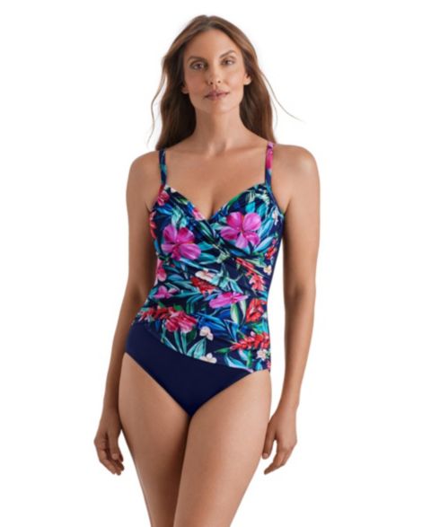 Женские купальники ShapeSolver Women's Pull-On One-Piece Swimsuit