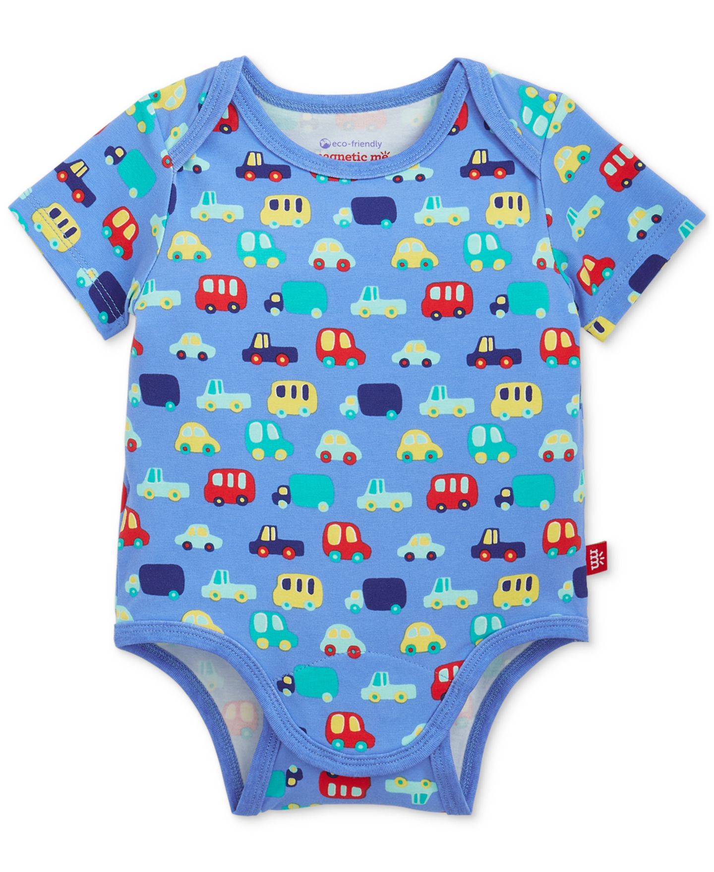 Комплект Magnetic Me Short-Sleeve Bodysuit and Pants, 3-Piece Set для мальчиков-малышей, цвет: Тёмно-синий / Синий — фото 3